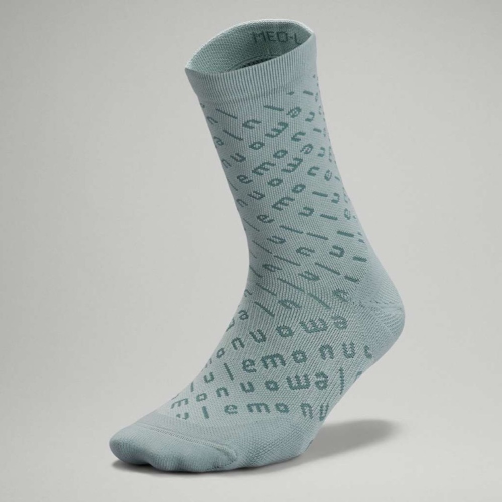 THREE PACK: Two Lululemon Daily Stride Mid-Crew Socks, and One Power Stride Mid
